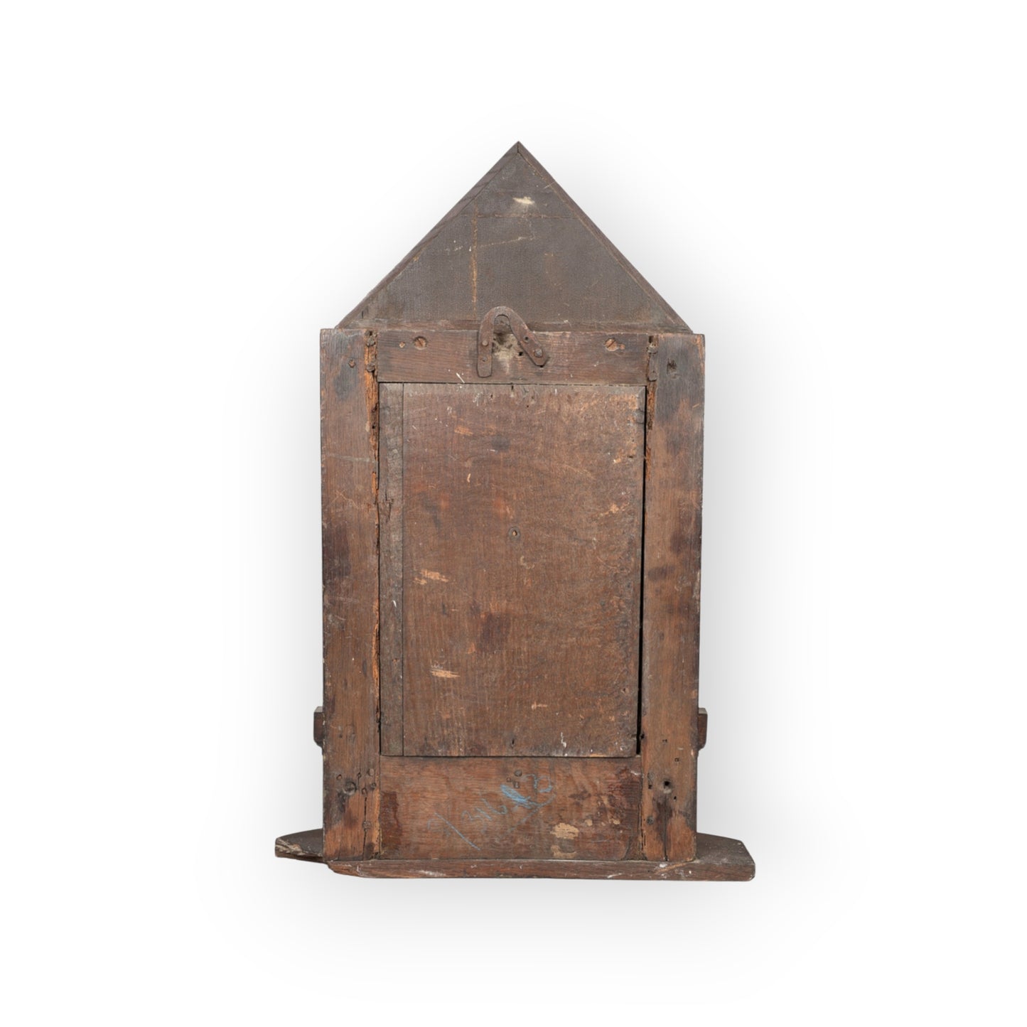 Large 18th-Century Antique Oak Niche of Architectural Form