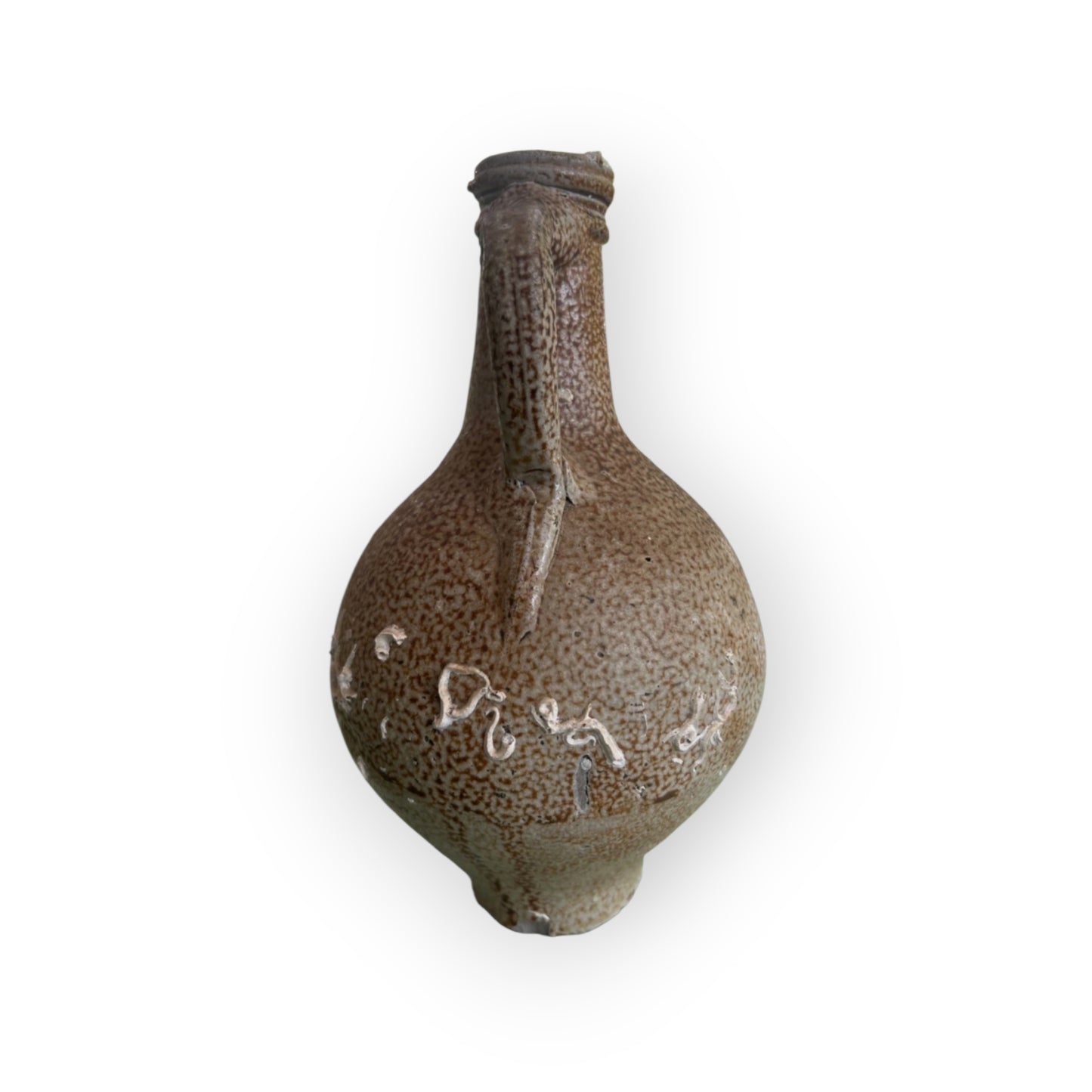 17th-Century German Antique Stoneware Bellarmine Jug/Bartmannkrug with Marine Concretion - A Seabed Find