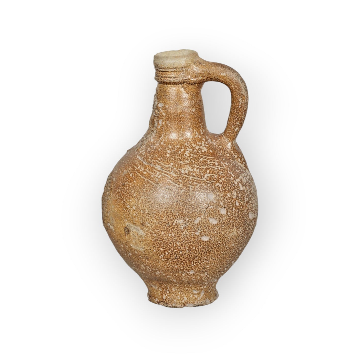 Late 17th Century Salt-Glazed Stoneware Bellarmine Jug, Sea-Recovered from the Barrow Deeps
