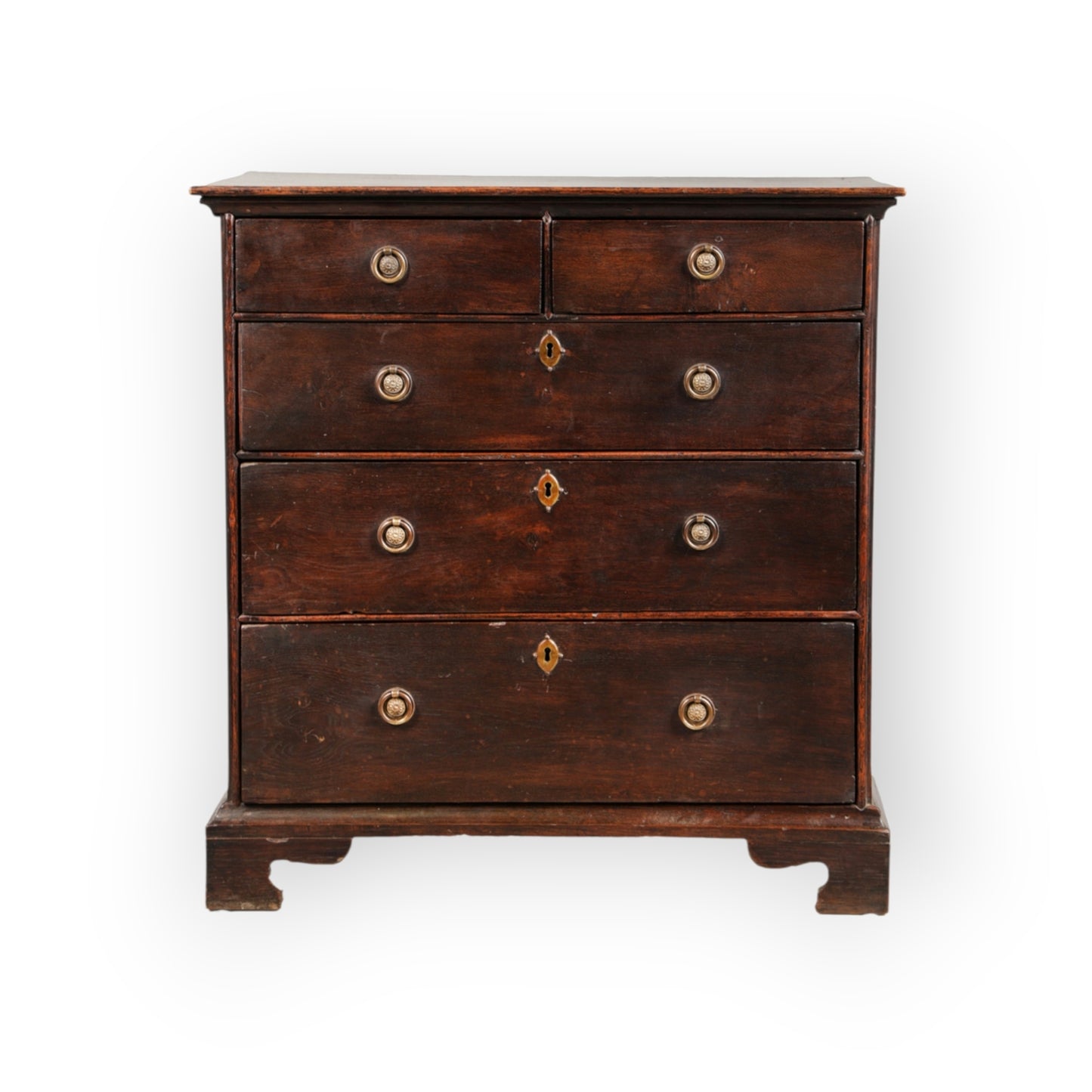 Mid 18th Century Oak Chest of Drawers of Small Proportions, Circa 1745