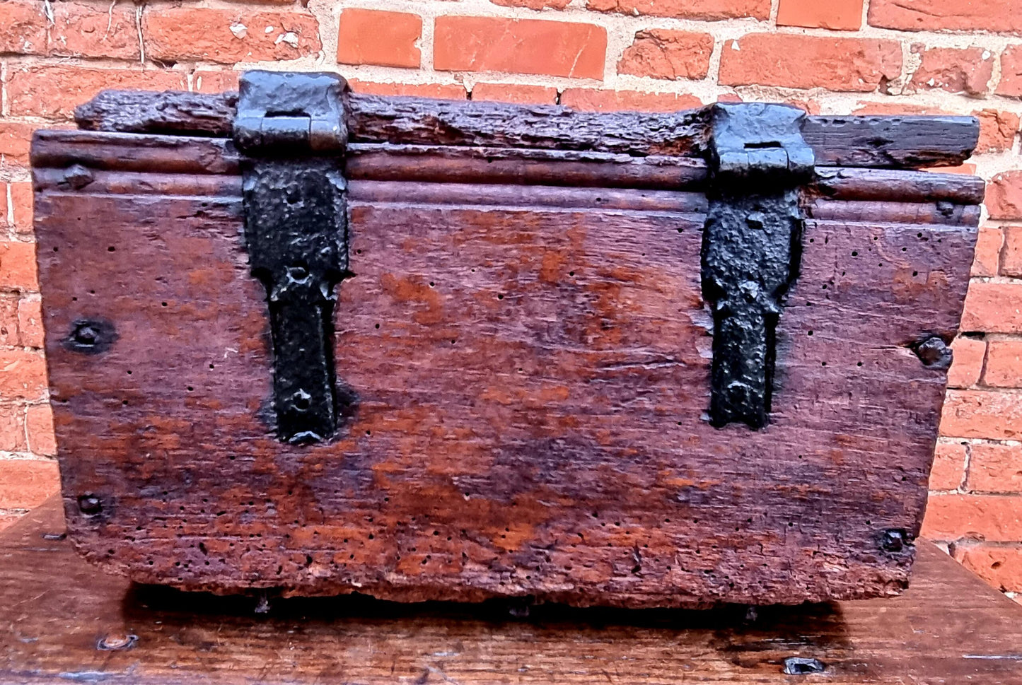Late 15th Century / Early 16th Century French Antique Oak Offertory Box