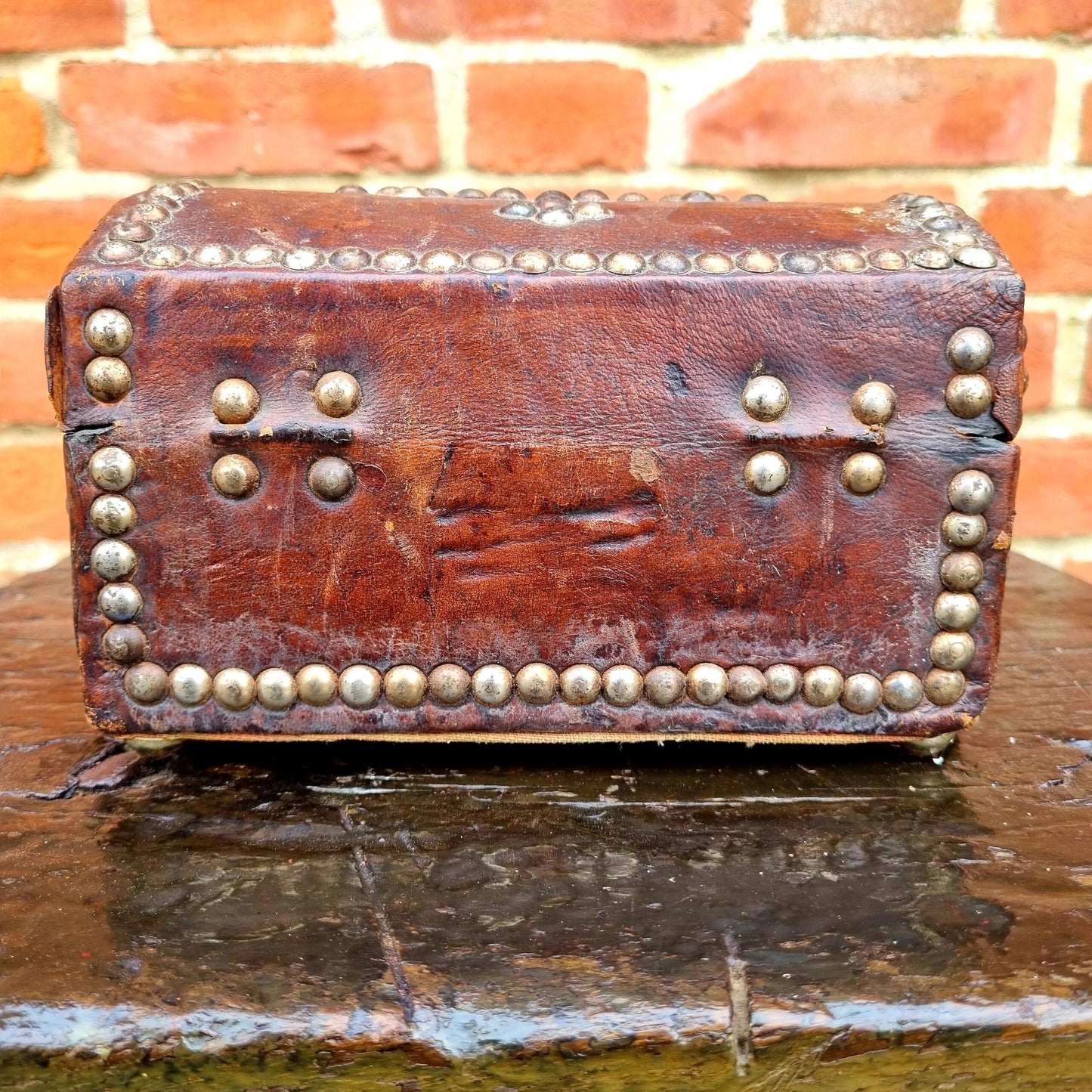 Diminutive 17thC Style, 19thC Made, Antique Table Top Box or Casket