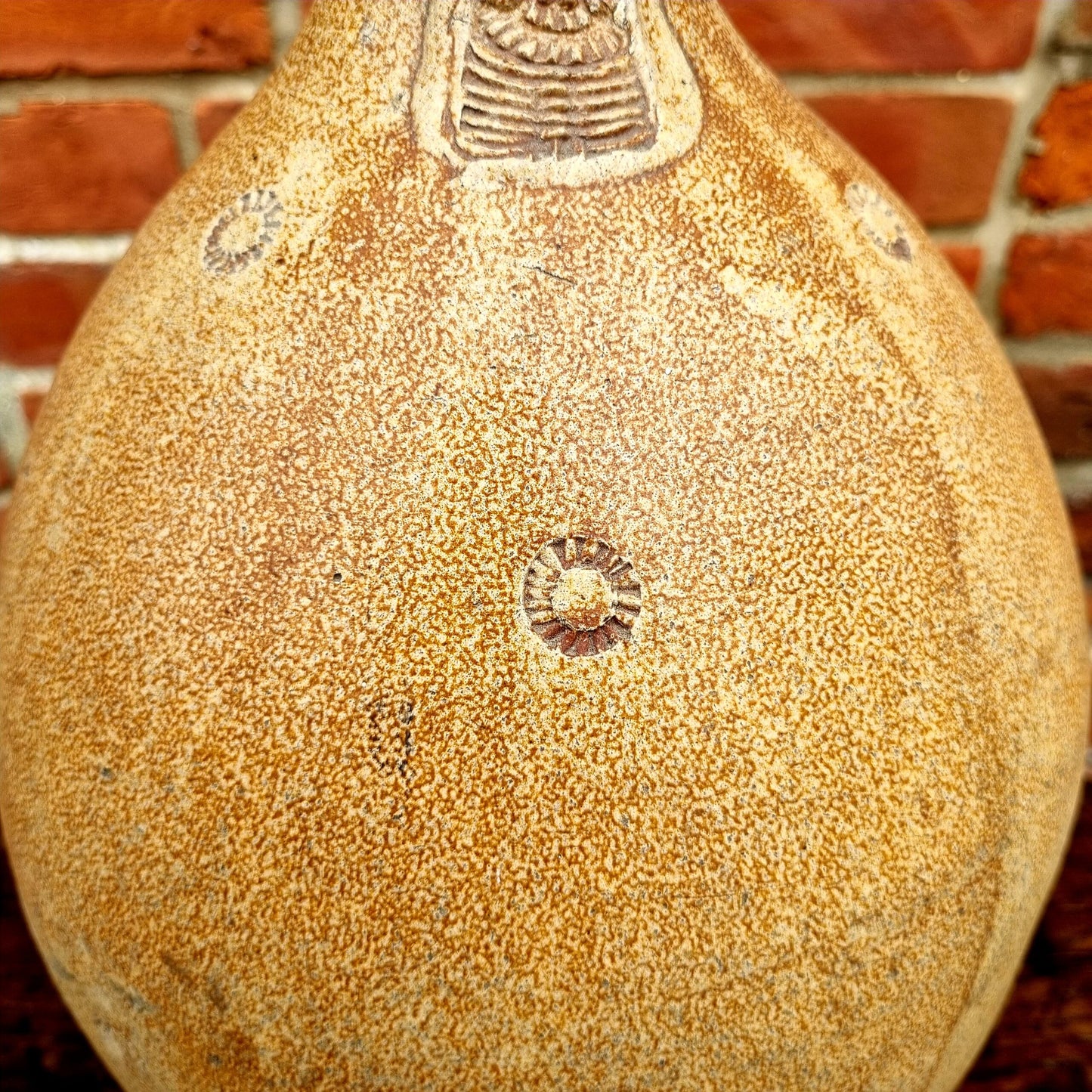 Large Mid 17th Century German Antique Stoneware Bellarmine Jug or Bartmannkrug, Circa 1625-1675