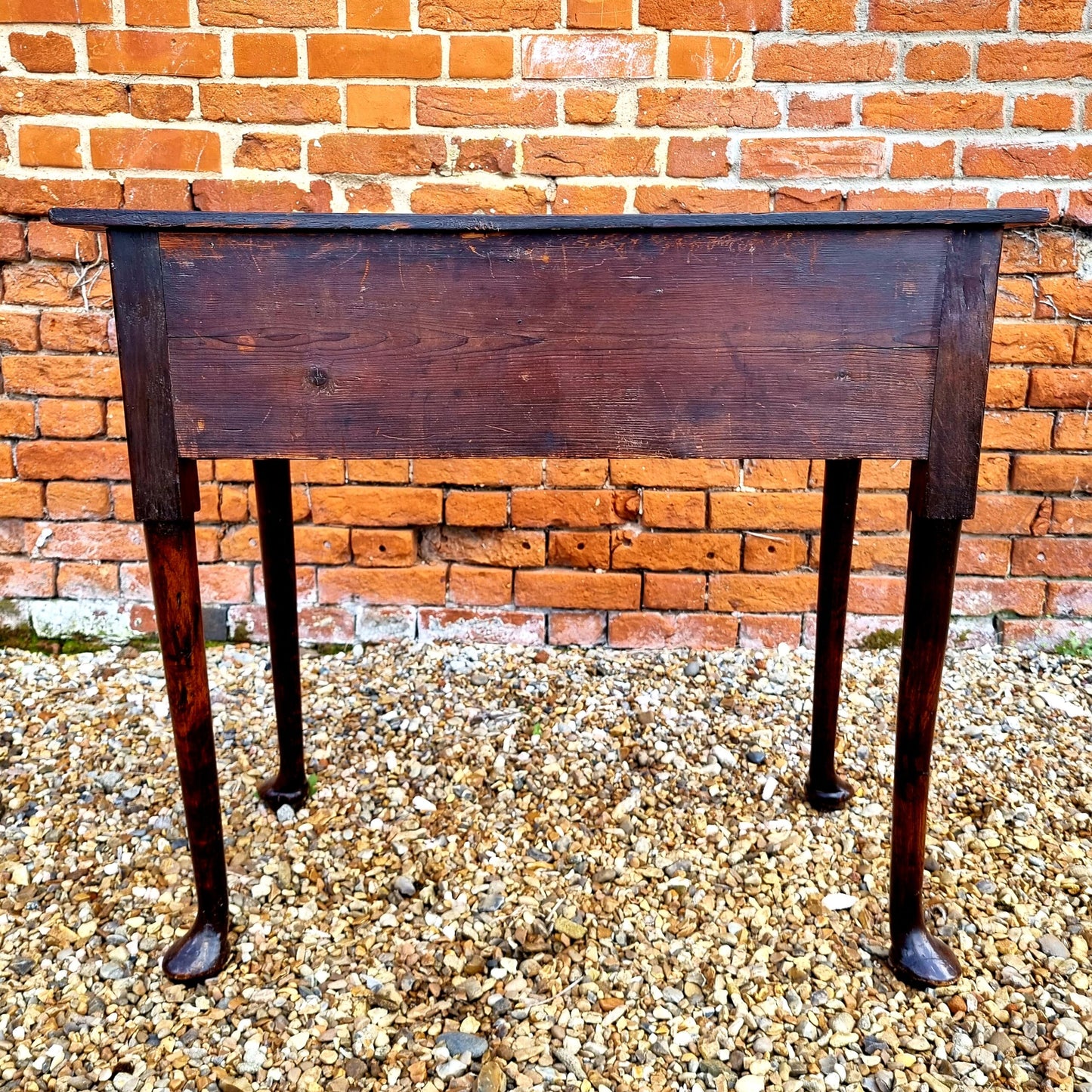 Mid 18th Century English Antique Oak Low Boy or Side Table