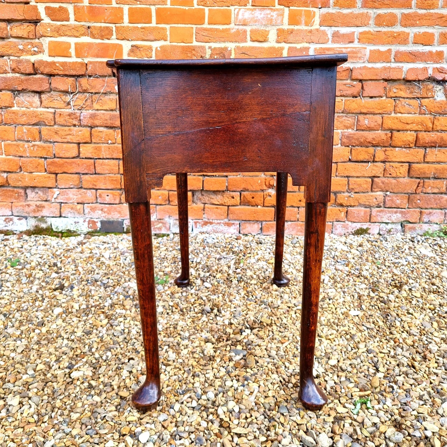 Mid 18th Century English Antique Oak Low Boy or Side Table