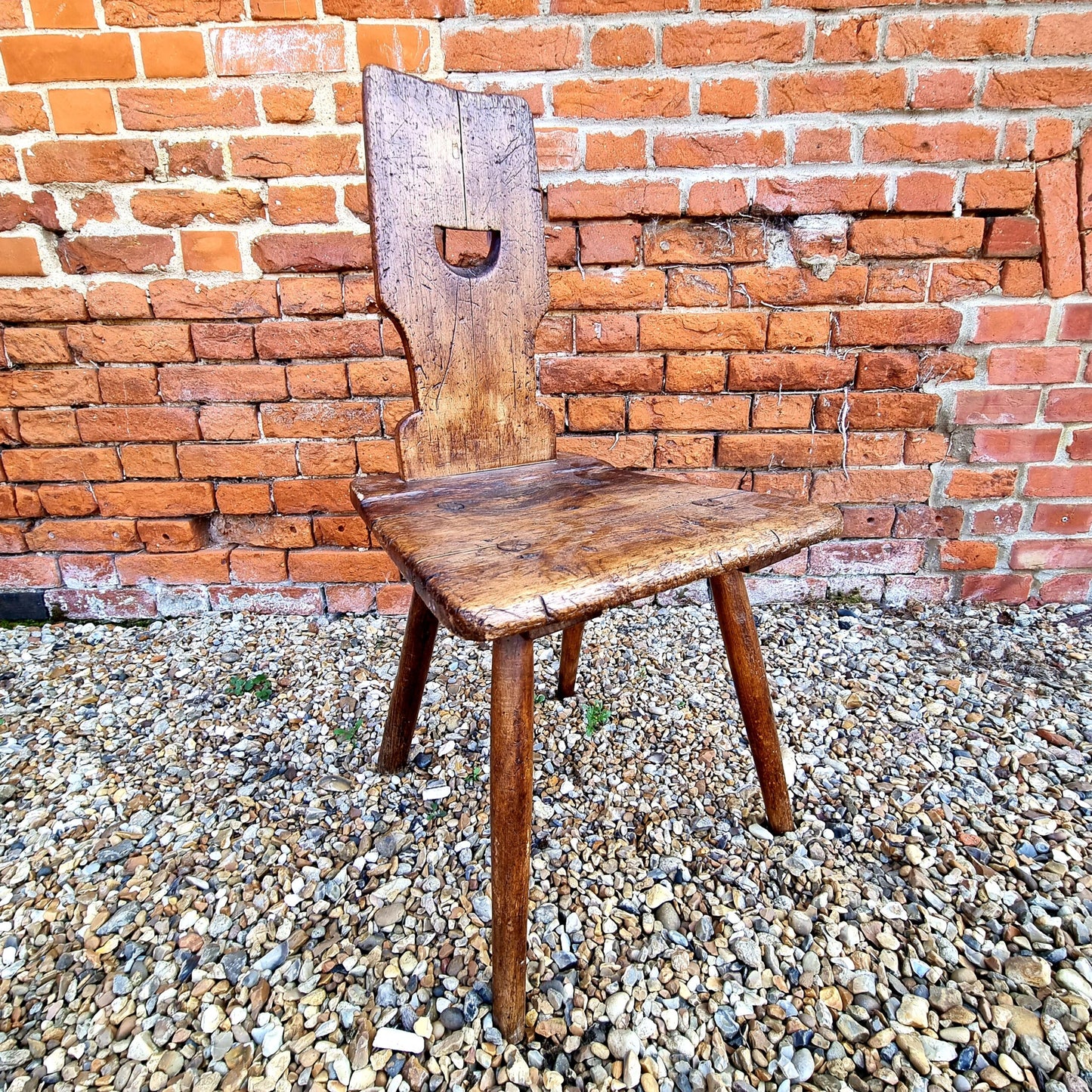 19th Century Primitive Antique Scandinavian Chair