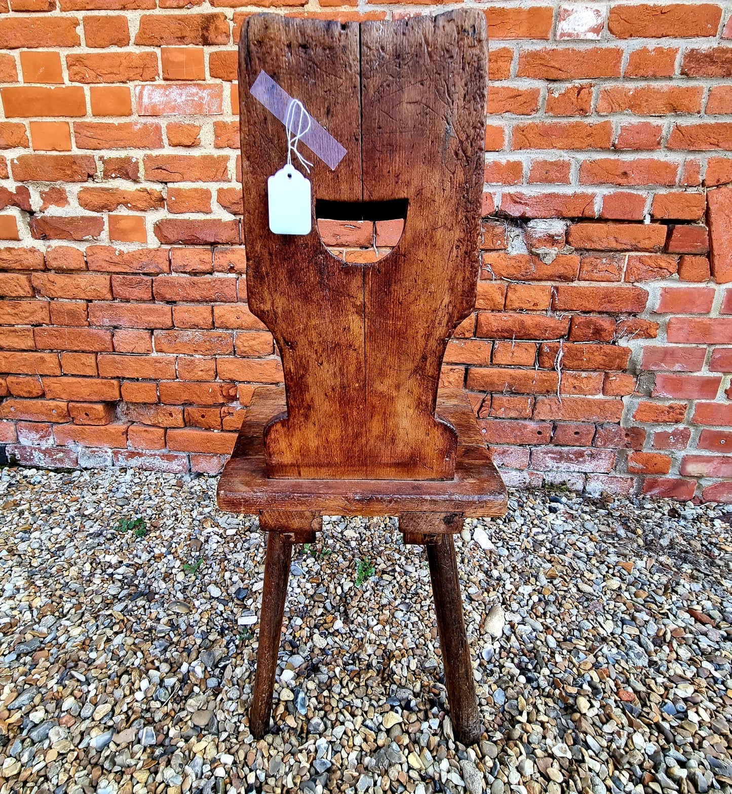 19th Century Primitive Antique Scandinavian Chair