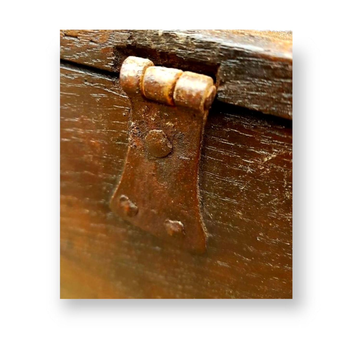 Early 17th Century English Antique Oak Boarded Box or Bible Box on an Associated Oak Stand of Later Date