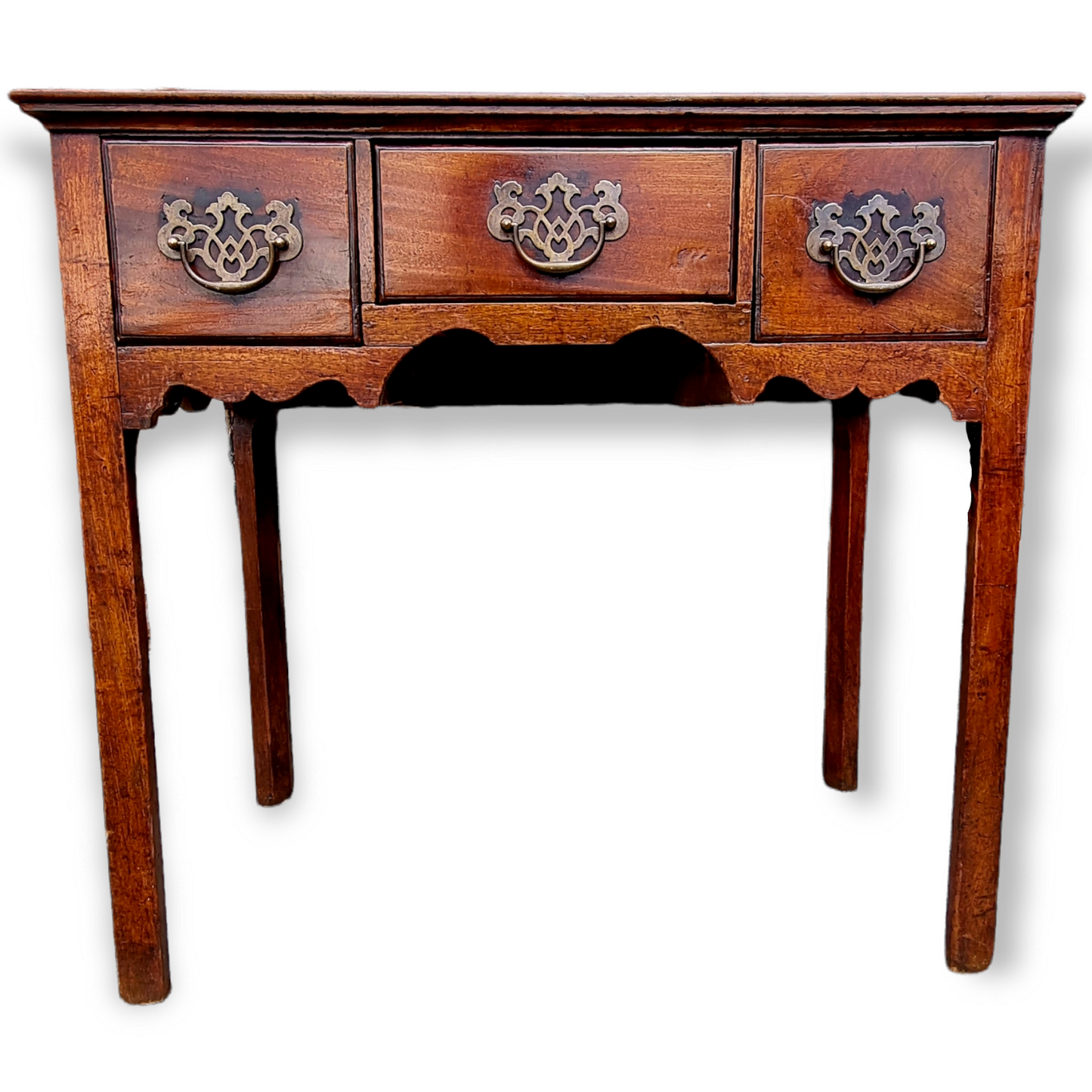 Late 18th Century English Antique Walnut Low Boy or Side Table
