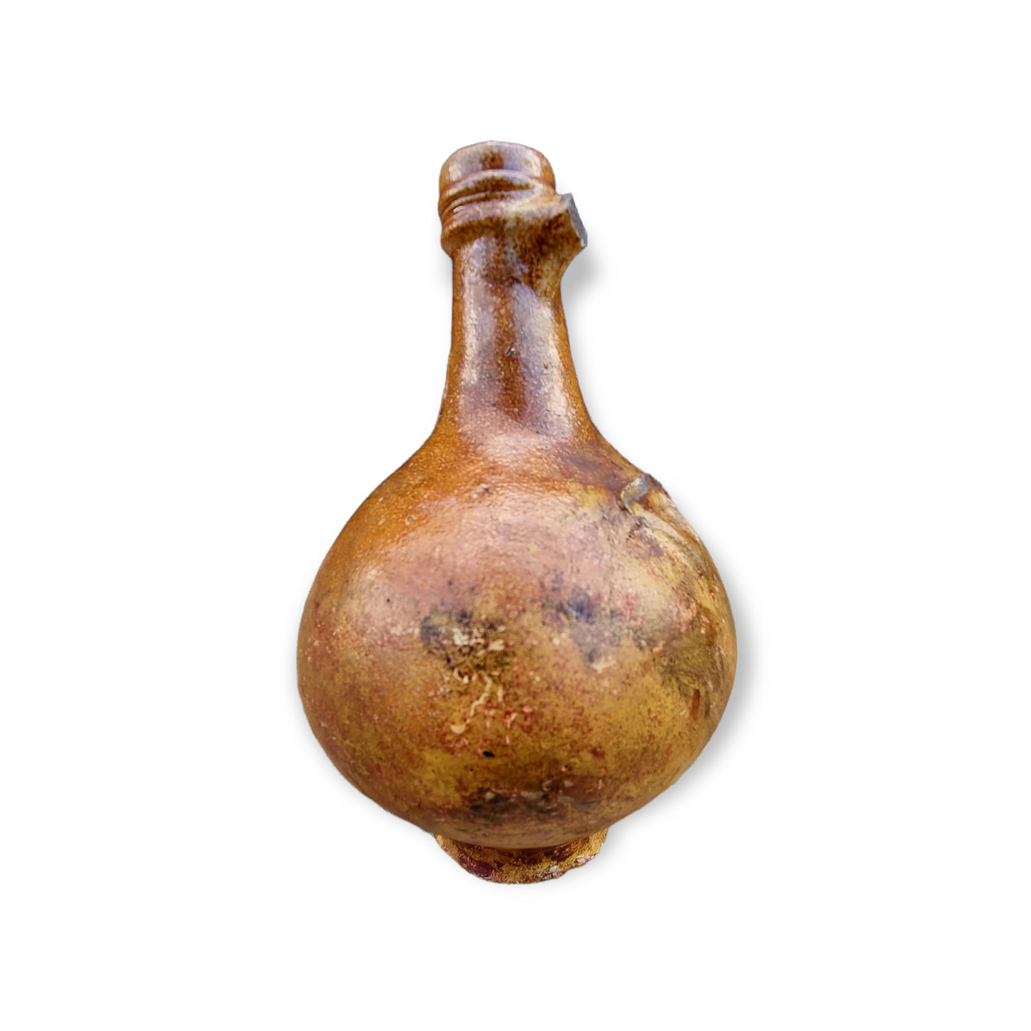 Mid 17th Century Antique Stoneware "Witch Bottle" Excavated in Norfolk / Bellarmine Jug / Bartmannkrug, Circa 1650