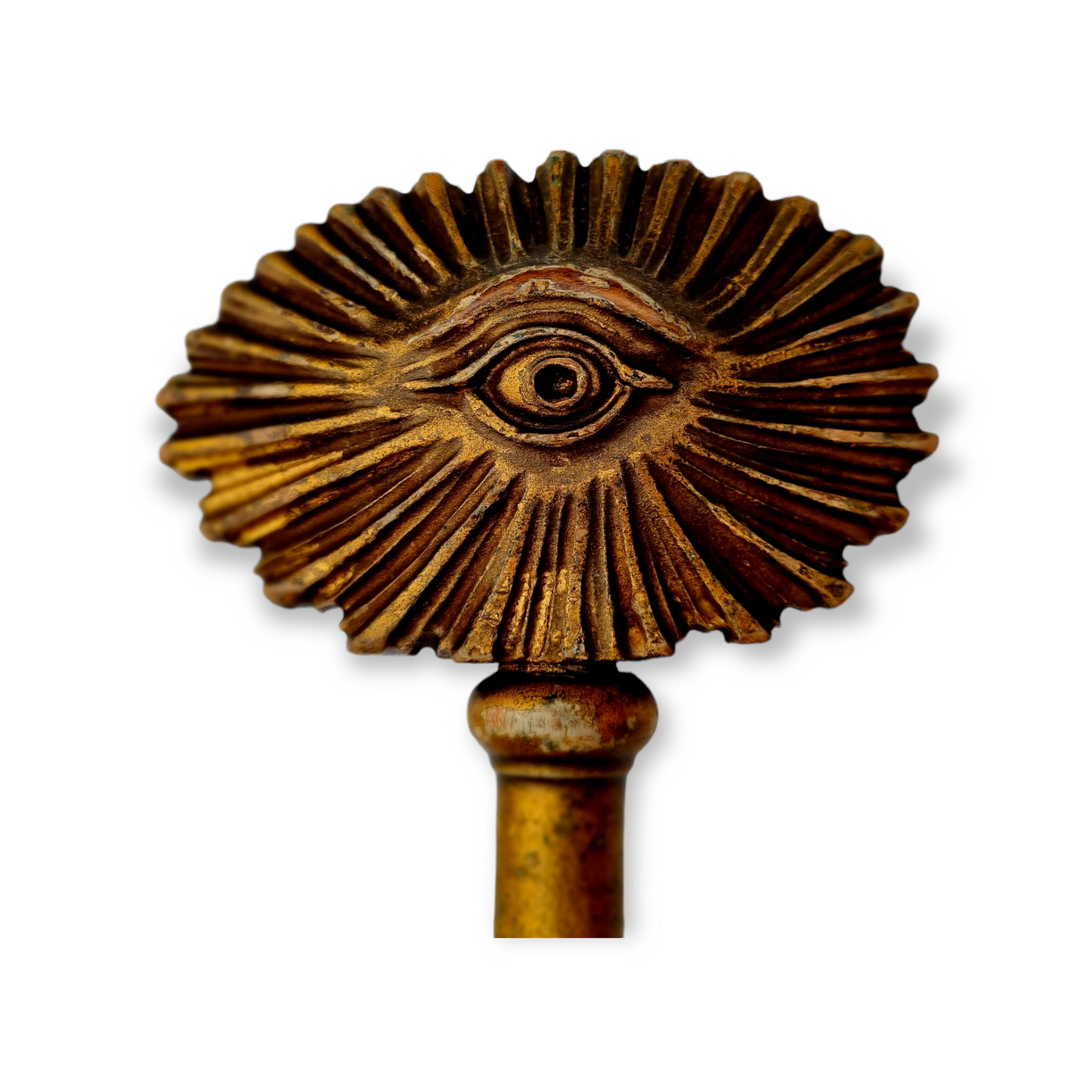Rare Set of Three Late 18th Century Masonic / Freemasons Antique Staffs, Including "The All-Seeing Eye"