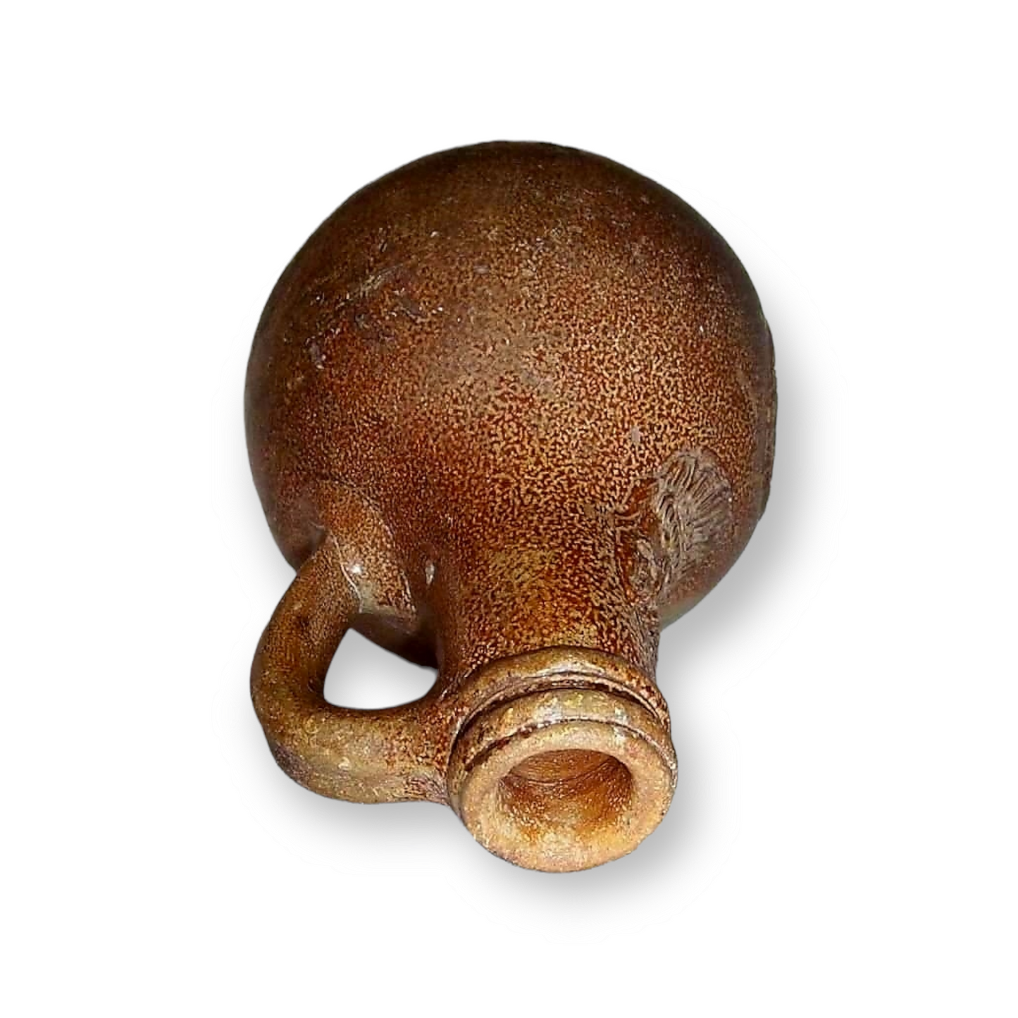 Dredged off the Norfolk Coast, England - A Mid-17th Century German Antique Stoneware Bellarmine Jug or Bartmannkrug