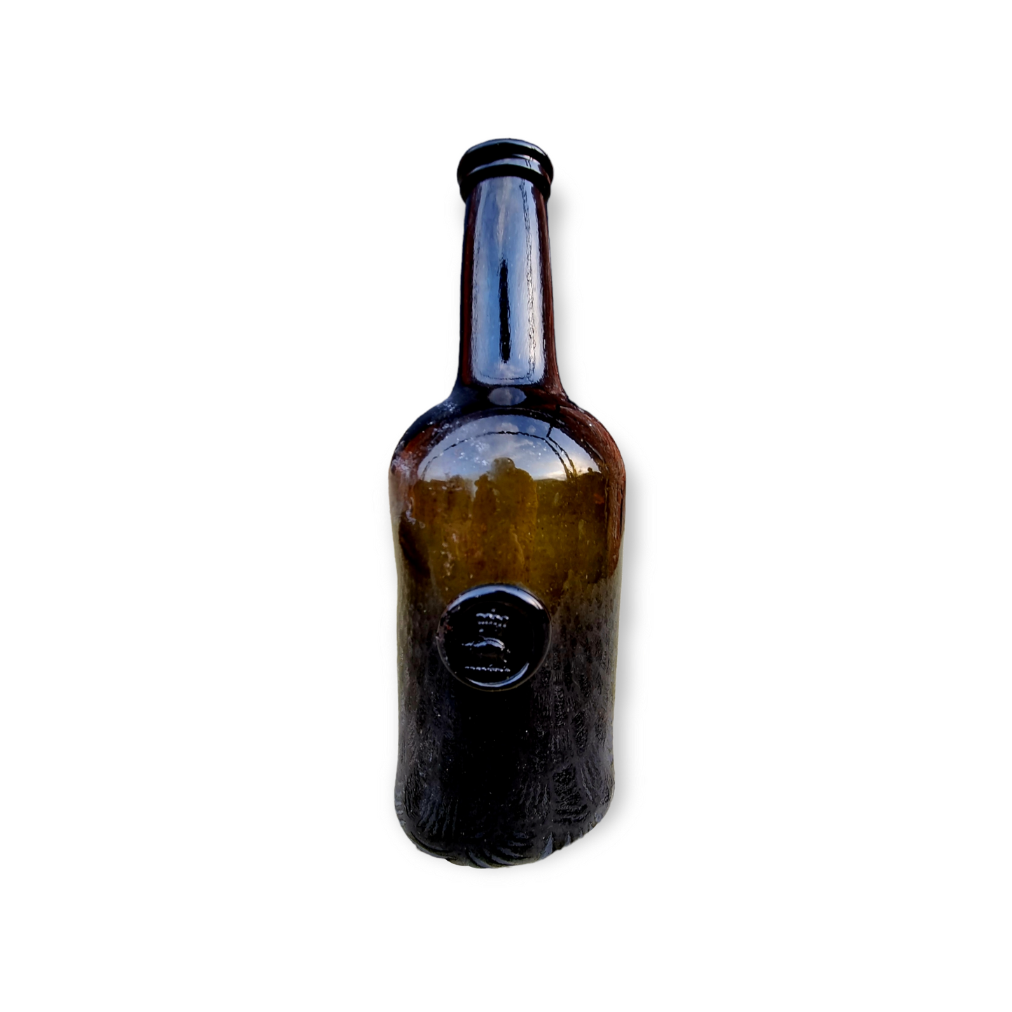 Mid 18th Century English Antique Seal Bottle, Bearing The Seal of The Edgcumbe Family
