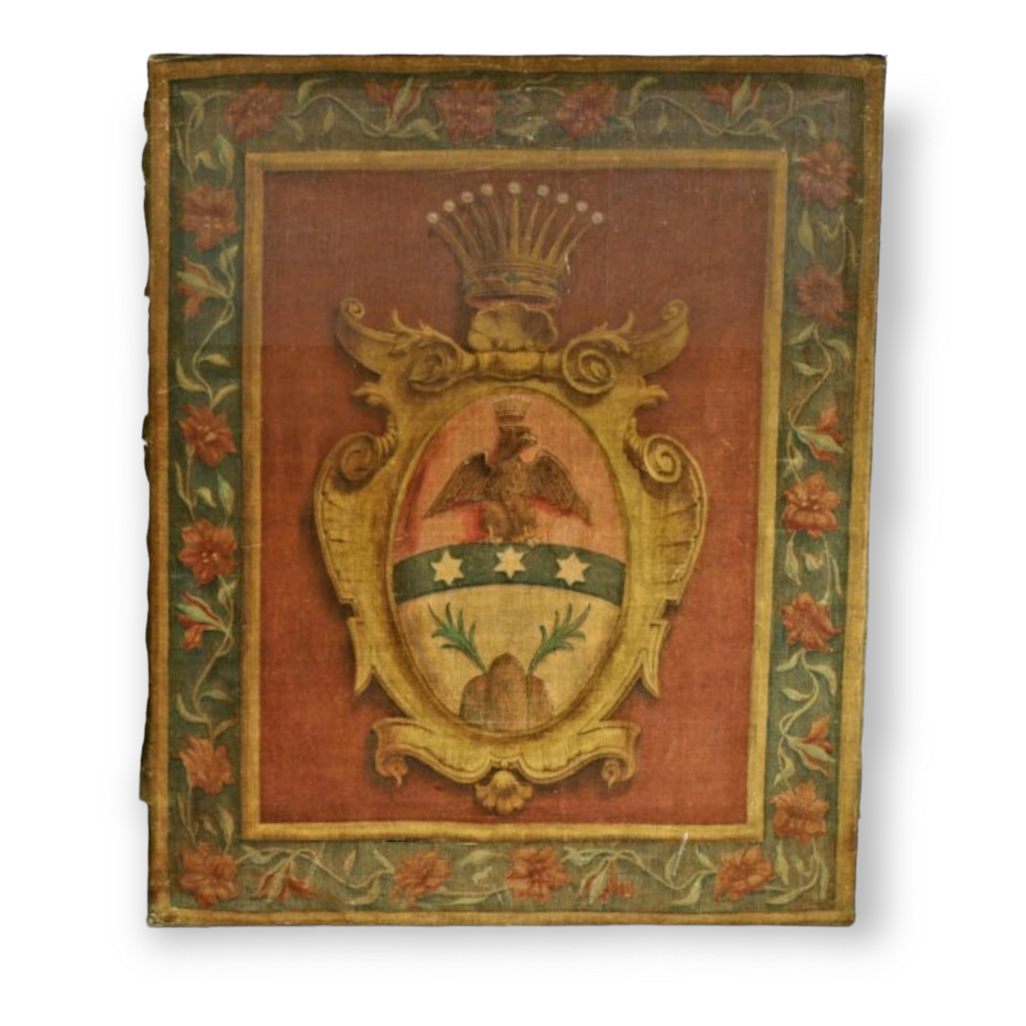 Large, Late 18th Century / Early 19th Century Italian Antique Coat of Arms